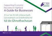 Thumbnail for article : Council Launches Business Guide To Support Economic Recovery In Highland