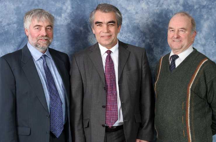 Photograph of Three New Board Members For CASE