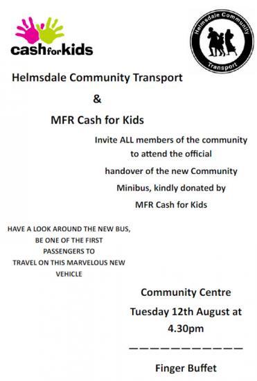 Photograph of New Minibus for Helmsdale Community Transport