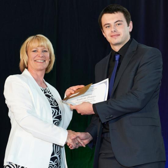 Photograph of Praise for top apprentice plumber